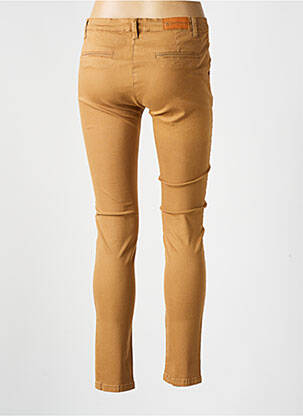Pantalon chino taille basse taille basse beige CHATTAWAK femme