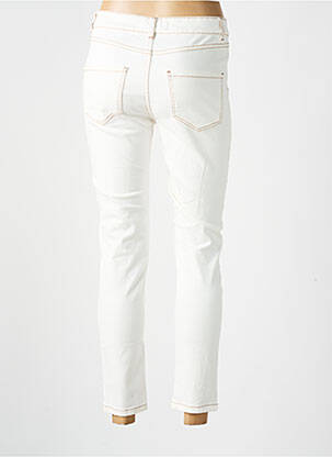 Jeans coupe slim stretch taille normale beige I.CODE (By IKKS) femme