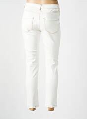 Jeans coupe slim beige I.CODE (By IKKS) pour femme seconde vue