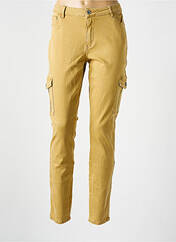 Pantalon cargo beige GEISHA pour femme seconde vue