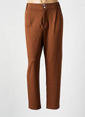 Pantalon chino marron I.CODE (By IKKS) pour femme seconde vue