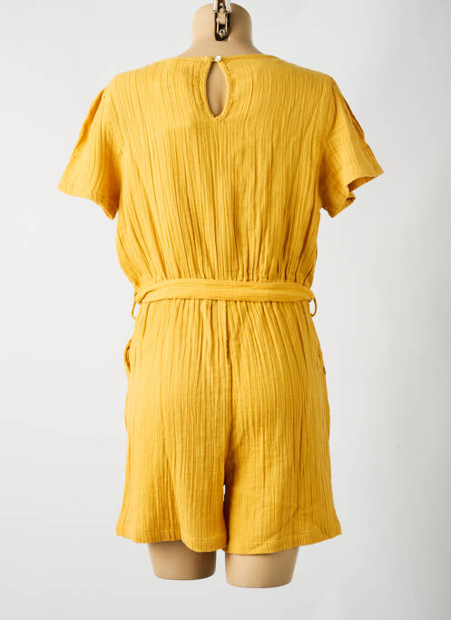 Combishort jaune C'EST BEAU LA VIE pour femme