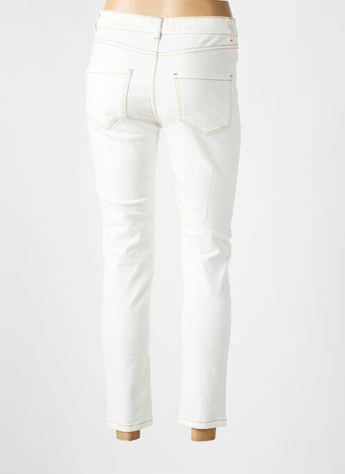 Jeans coupe slim beige I.CODE (By IKKS) pour femme