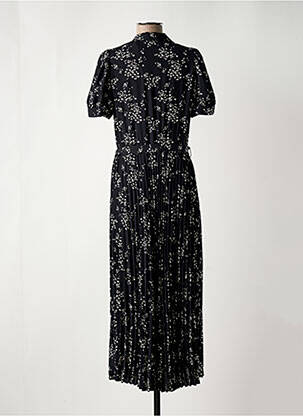 Robe longue manches courtes manches courtes noir I.CODE (By IKKS) femme
