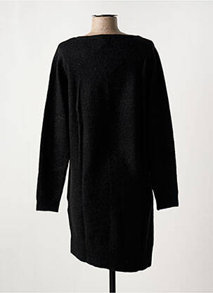 Robe pull resserrée sur le bas manches longues noir LES P'TITES QUILLES DE TERRES SALINES femme