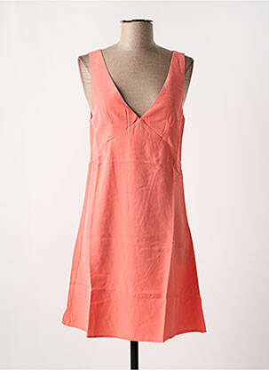 Robe courte sans manche sans manche orange GRACE & MILA femme