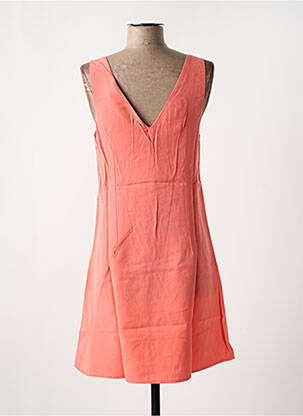 Robe courte sans manche sans manche orange GRACE & MILA femme