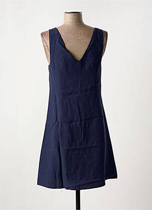Robe courte sans manche sans manche bleu GRACE & MILA femme