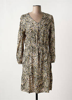 Robe mi-longue manches longues vert GARCIA fille