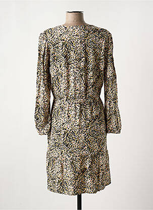 Robe mi-longue manches longues vert GARCIA fille