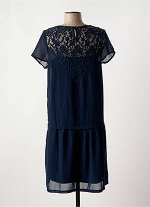 Robe mi-longue manches courtes manches courtes bleu BECKARO fille
