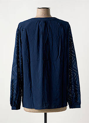 Chemisier coupe droite manches longues bleu STREET ONE femme