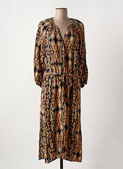 Robe longue orange GEISHA pour femme seconde vue