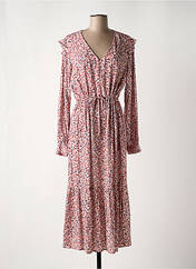 Robe longue rose C'EST BEAU LA VIE pour femme seconde vue