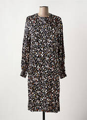 Robe mi-longue noir GEISHA pour femme seconde vue