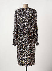 Robe mi-longue noir GEISHA pour femme seconde vue