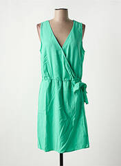 Robe mi-longue vert C'EST BEAU LA VIE pour femme seconde vue