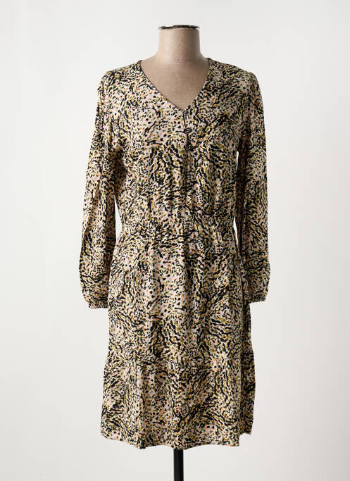 Robe mi-longue manches longues vert GARCIA fille
