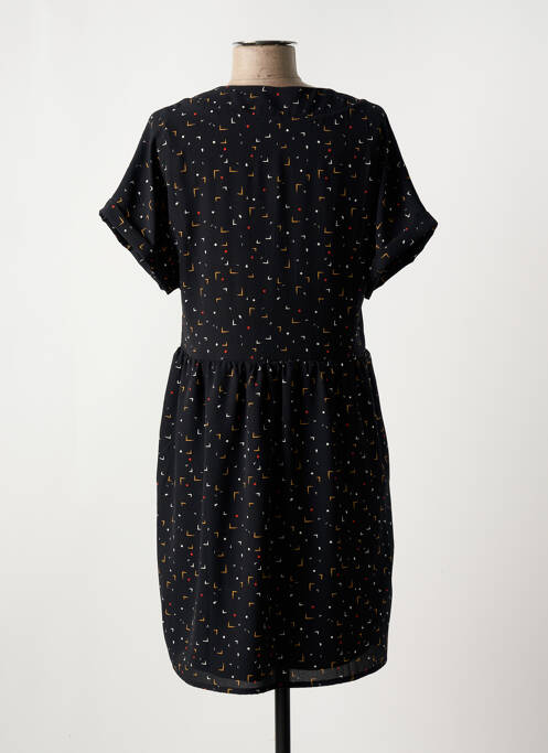 Robe courte noir I-COTON femme