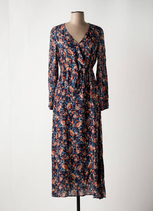 Robe longue bleu C'EST BEAU LA VIE pour femme