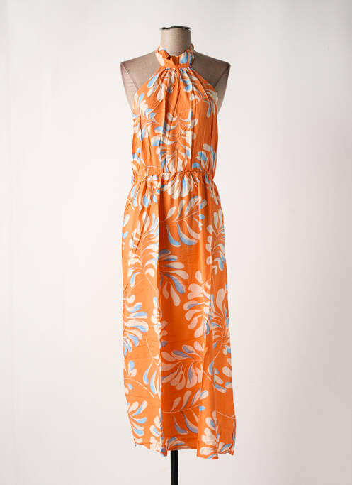 Robe longue orange GRACE & MILA pour femme
