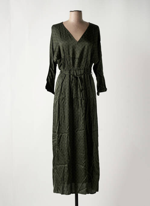 Robe longue vert GRACE & MILA pour femme