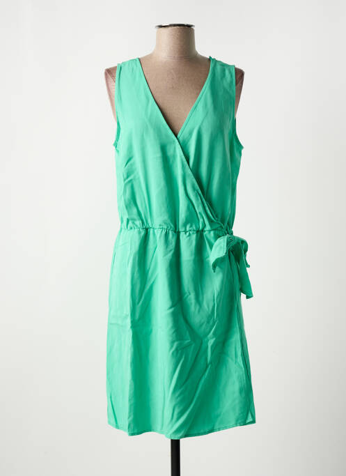 Robe mi-longue vert C'EST BEAU LA VIE pour femme