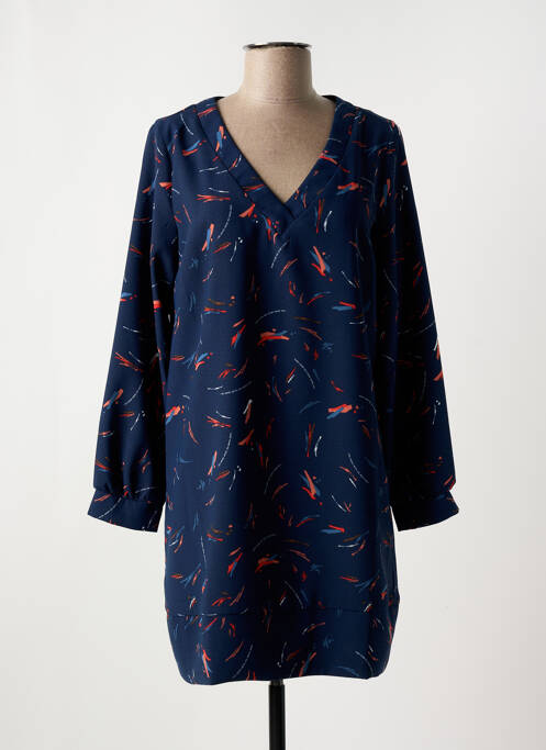 Robe pull bleu I.CODE (By IKKS) pour femme
