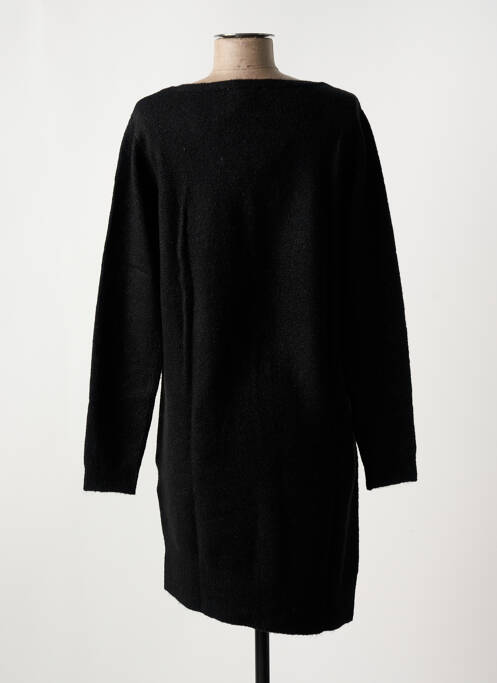 Robe pull noir LES P'TITES QUILLES DE TERRES SALINES femme