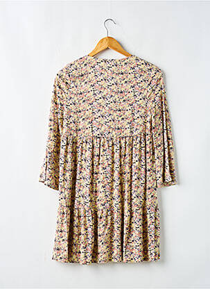 Robe mi-longue manches longues jaune GARCIA fille