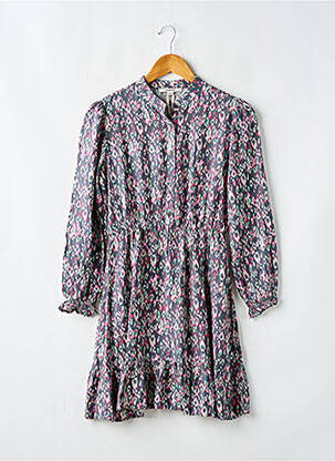 Robe mi-longue col rond manches longues gris GARCIA fille