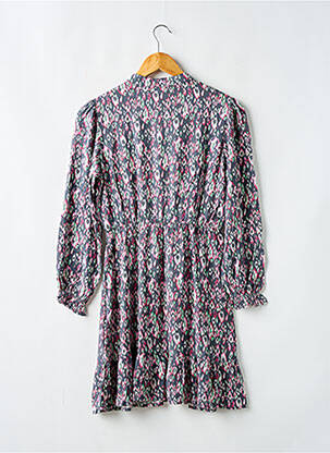 Robe mi-longue col rond manches longues gris GARCIA fille