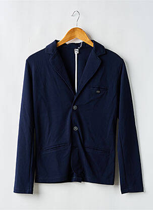 Veste casual fermeture boutonnée sur le devant bleu 3 POMMES fille