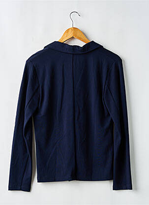 Veste casual fermeture boutonnée sur le devant bleu 3 POMMES fille