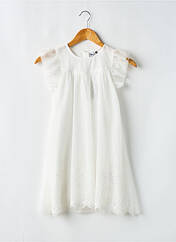 Robe courte blanc 3 POMMES pour fille seconde vue