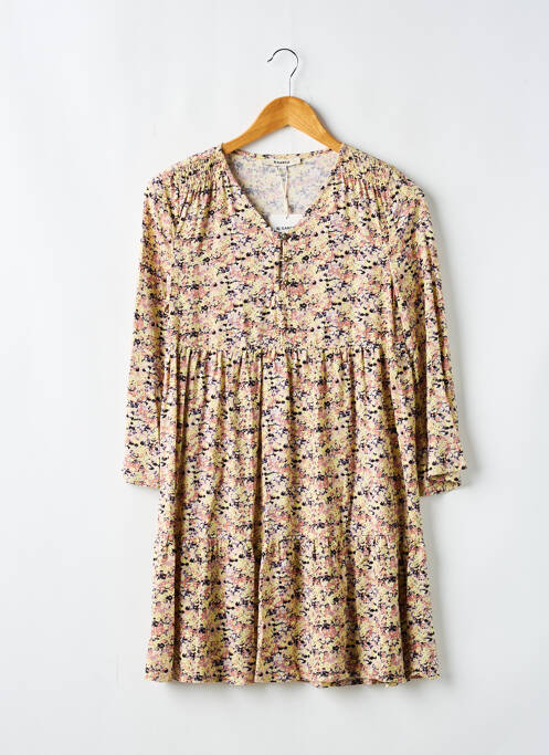 Robe mi-longue manches longues jaune GARCIA fille