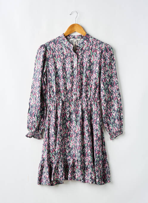 Robe mi-longue col rond manches longues gris GARCIA fille
