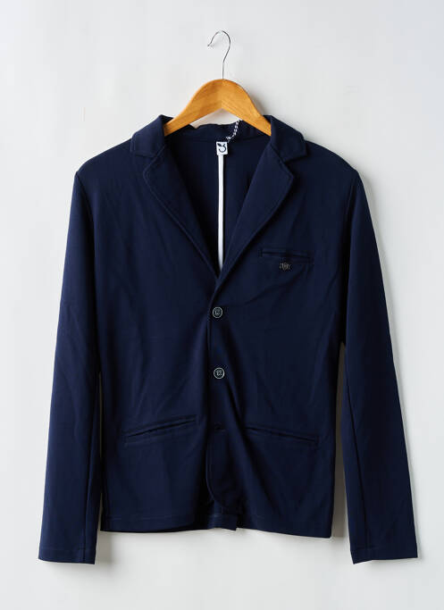 Veste casual fermeture boutonnée sur le devant bleu 3 POMMES fille