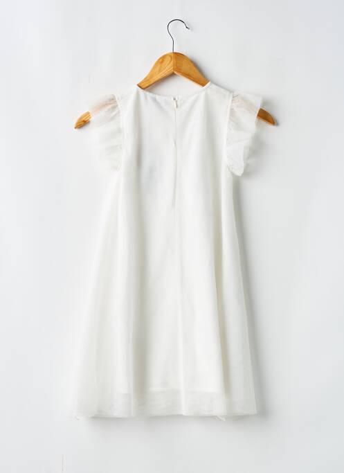 Robe courte blanc 3 POMMES fille