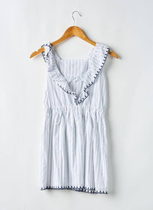 Robe courte blanc BOBOLI pour fille