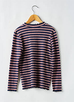 Pull stretch manches longues bleu GARCIA fille