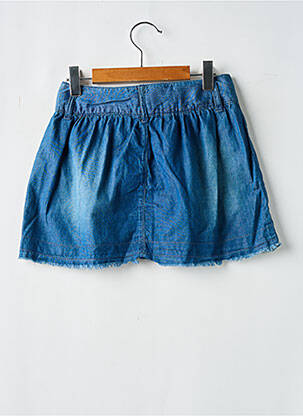 Jupe courte poches bleu BOBOLI fille