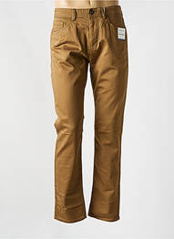 Pantalon slim stretch taille normale marron TOM TAILOR homme