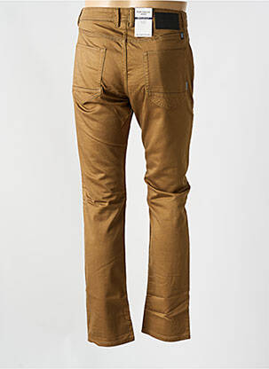 Pantalon slim stretch taille normale marron TOM TAILOR homme