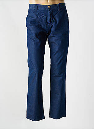 Pantalon chino tissage popeline taille normale bleu TOM TAILOR homme
