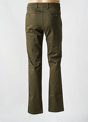 Pantalon chino stretch taille normale vert YELLOW SKIN homme