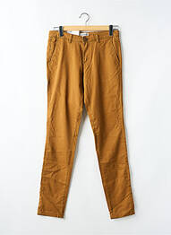 Pantalon chino stretch taille normale marron JACK & JONES homme