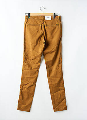 Pantalon chino stretch taille normale marron JACK & JONES homme