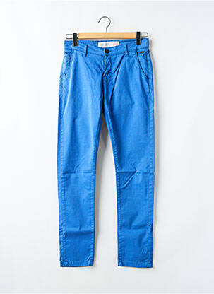Pantalon chino stretch taille normale bleu DEELUXE homme