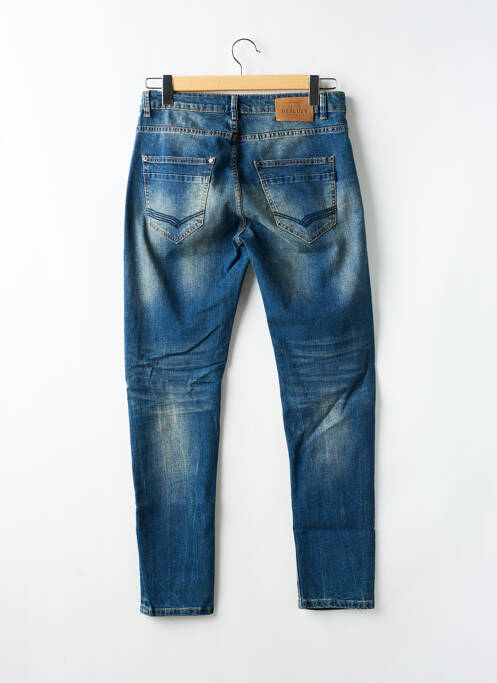 Jeans coupe slim stretch taille normale bleu DEELUXE homme